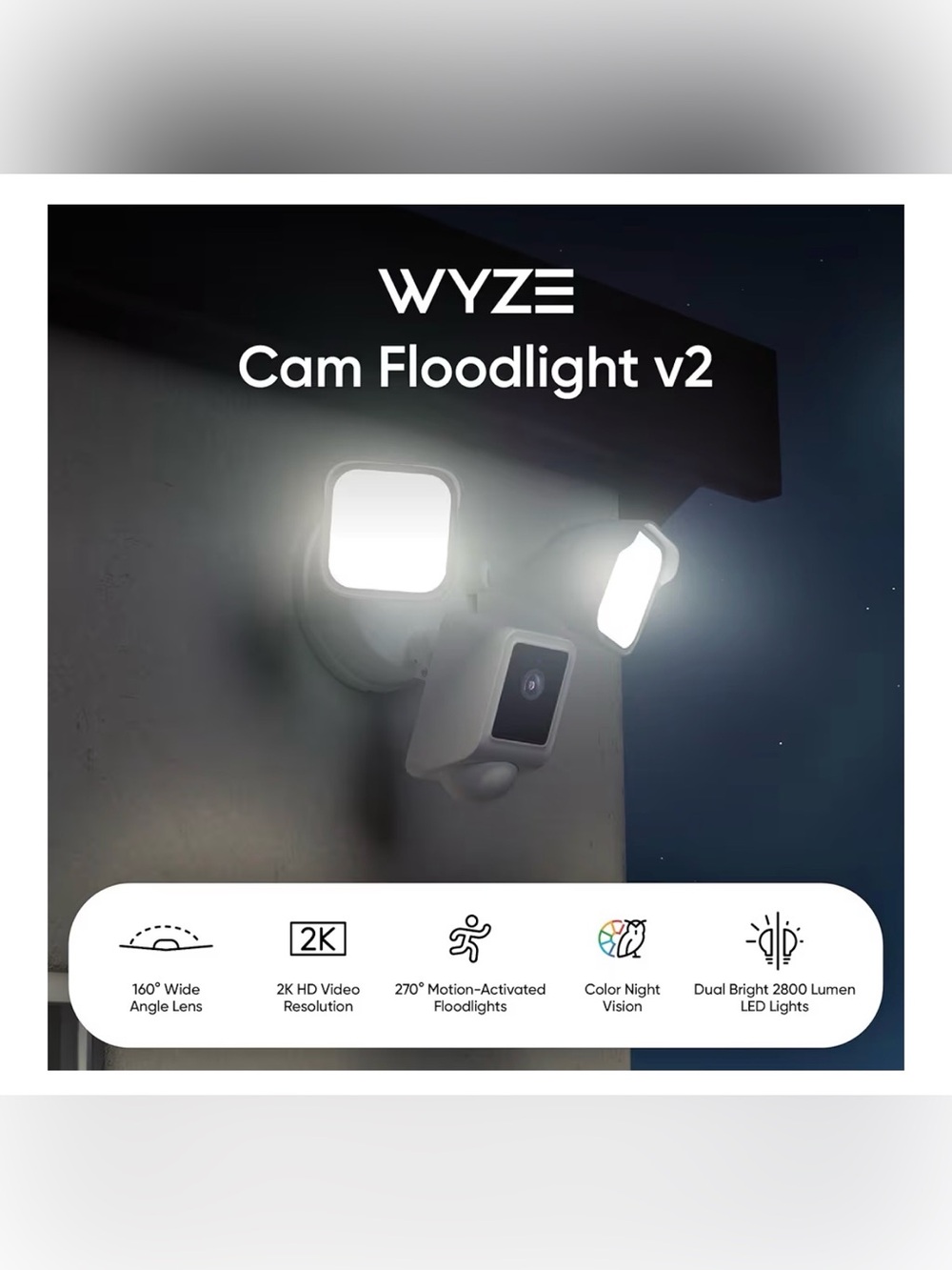 Wyze Cam Floodlight v2 - White